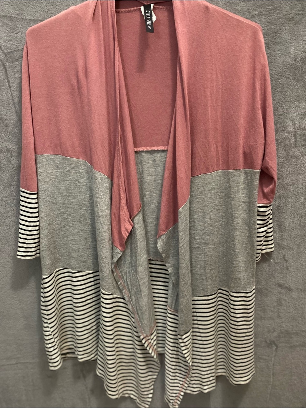 Lovely Souls Open Front Cardigan Medium Layering Fall Casual Office Daily Wear